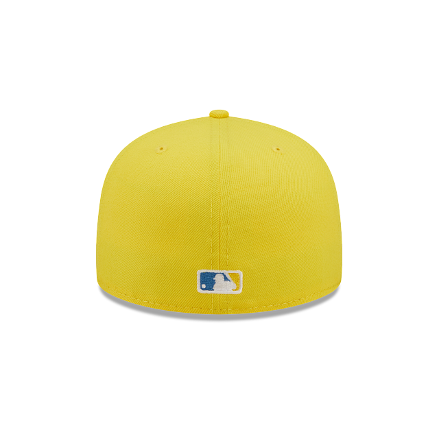 BOSTON RED SOX 59FIFTY NEW ERA YELLOW BLUE 2TONE FITTED HAT