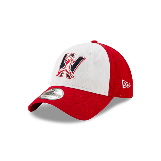 WASHINGTON NATIONALS NEW ERA CORE CLASSIC 2TONE WHITE/RED ADJUSTABLE HAT