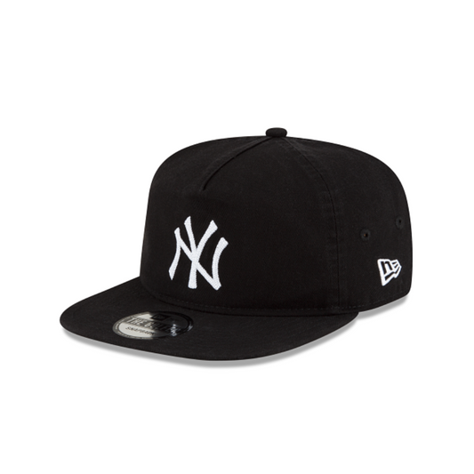 NEW YORK YANKEES NEW ERA  'THE GOLFER" BLACK SNAPBACK HAT