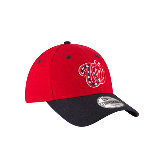 WASHINGTON NATIONALS 9FORTY NEW ERA 2TONE RED ADJUSTABLE VELCRO HAT
