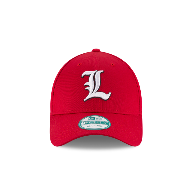 LOUISVILLE CARDINALS NEW ERA 9FORTY RED ADJUSTABLE VELCRO HAT