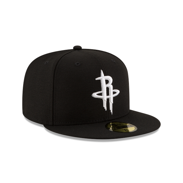 HOUSTON ROCKETS 59FIFTY NEW ERA BLACK FITTED HAT