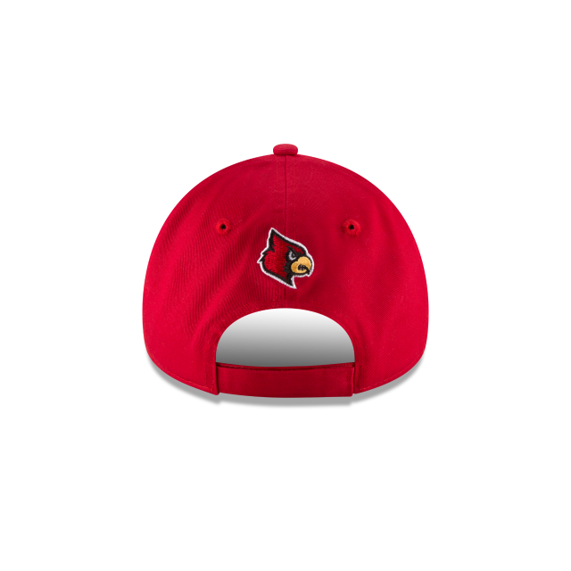 LOUISVILLE CARDINALS NEW ERA 9FORTY RED ADJUSTABLE VELCRO HAT