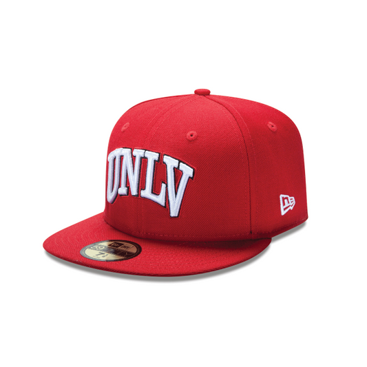 LAS VEGAS REBELS 59FIFTY NEW ERA UNLV RED FITTED HAT