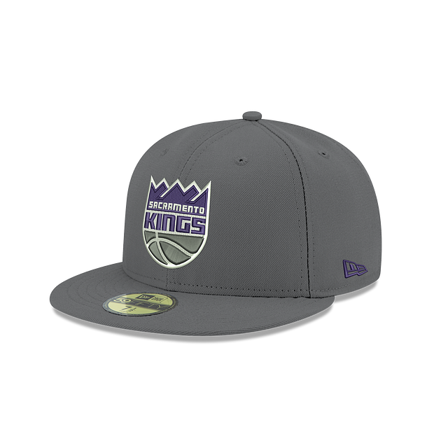 SACRAMENTO KINGS 59FIFTY NEW ERA GREY FITTED HAT