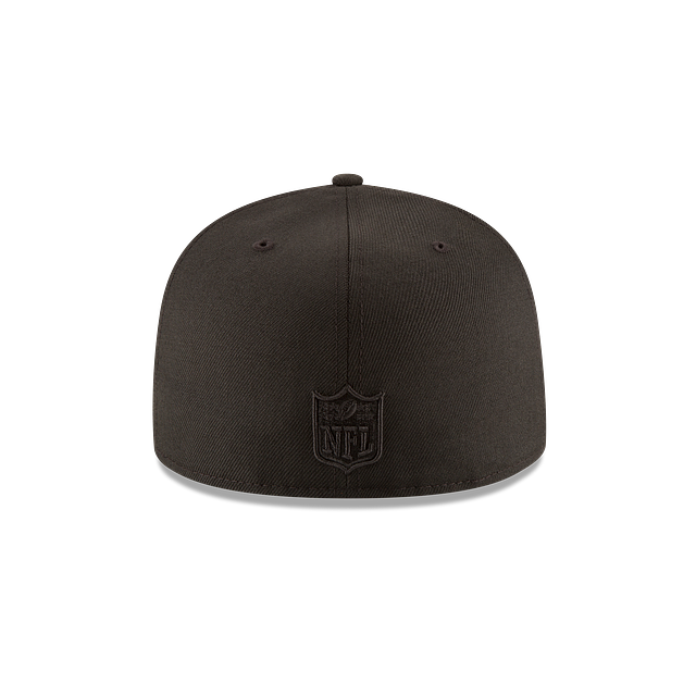 LOS ANGELES RAMS 59FIFTY NEW ERA BLACKOUT FITTED HAT