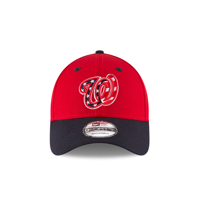 WASHINGTON NATIONALS NEW ERA 9FORTY 2TONE RED ADJUSTABLE VELCRO HAT