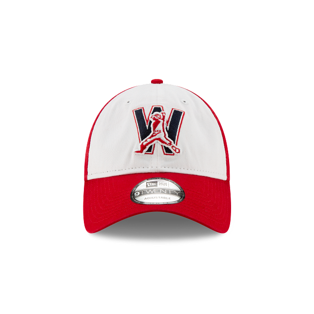 WASHINGTON NATIONALS NEW ERA CORE CLASSIC 2TONE WHITE/RED ADJUSTABLE HAT