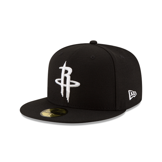 HOUSTON ROCKETS 59FIFTY NEW ERA BLACK FITTED HAT