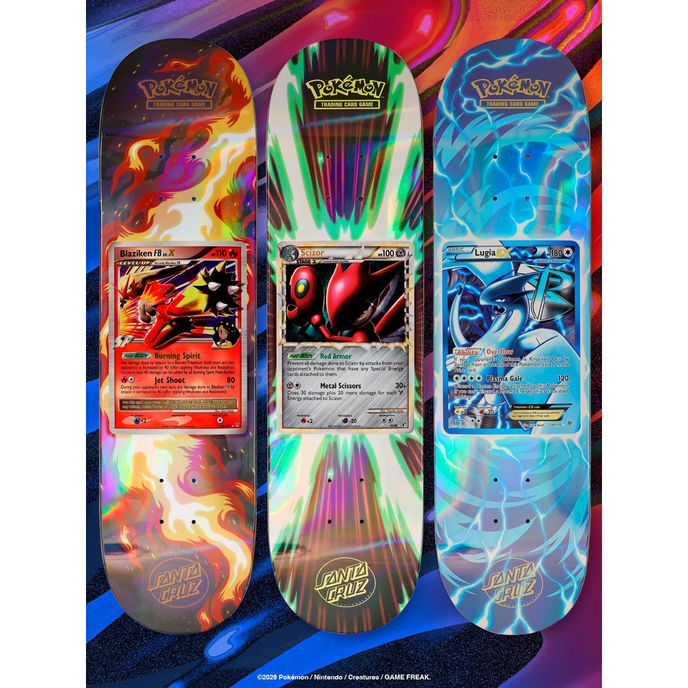 Santa Cruz x Pokemon Blaziken Scizor Lugia decks