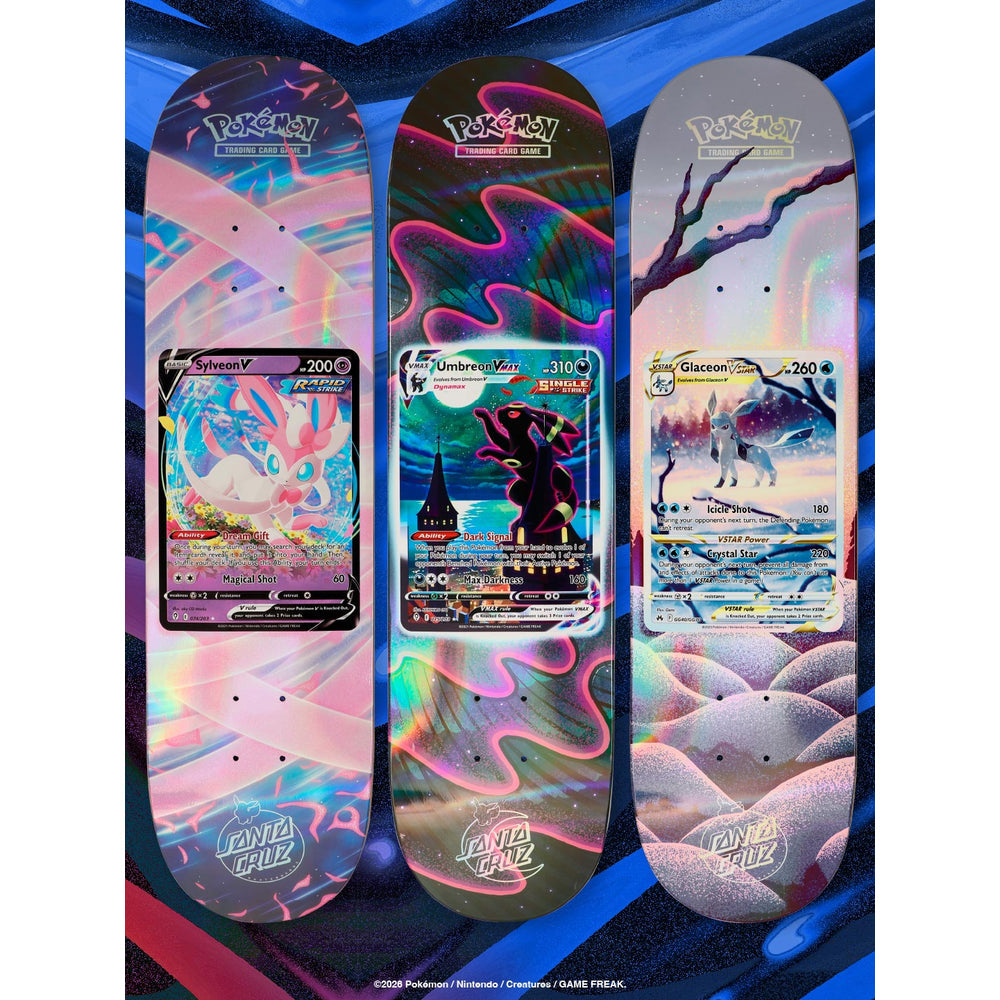 Santa Cruz x Pokemon Sylveon Umbreon Glaceon decks