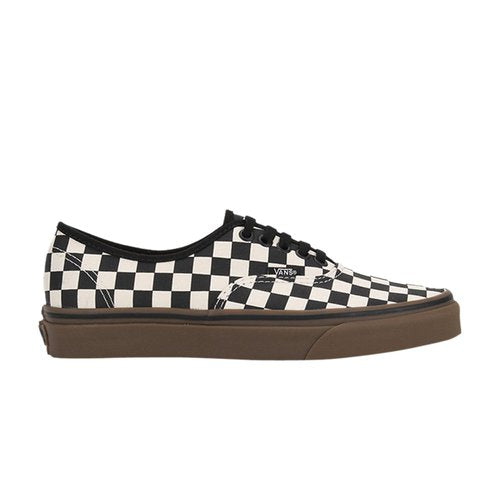 VANS AUTHENTIC CHECKERBOARD BLACK/WHITE/GUM SHOE