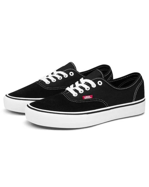VANS AUTHENTIC PRO BLACK/ TRUE WHITE SHOE (7.5M)