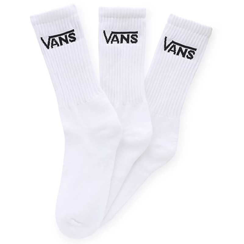 VANS CLASSIC CREW SOCKS - WHITE 3PK