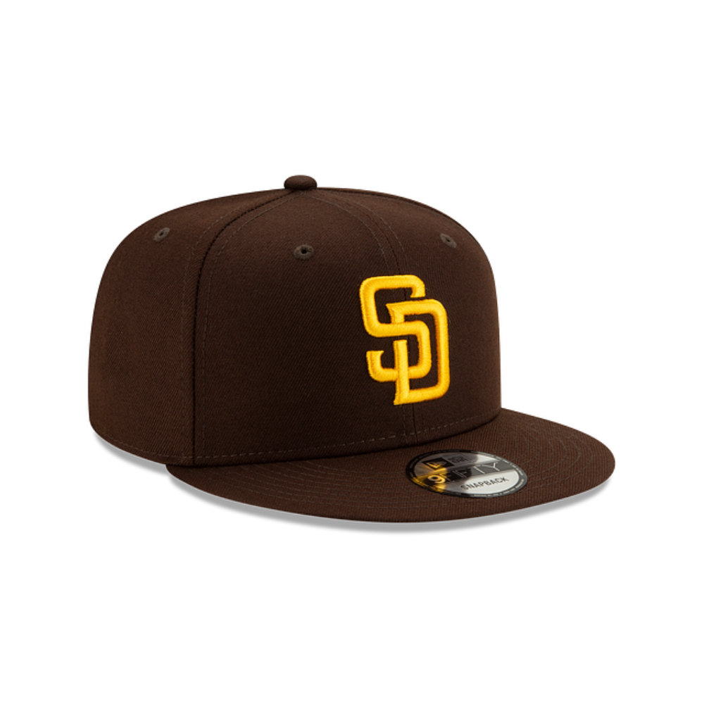 SAN DIEGO PADRES 9FIFTY NEW ERA BROWN SNAPBACK HAT