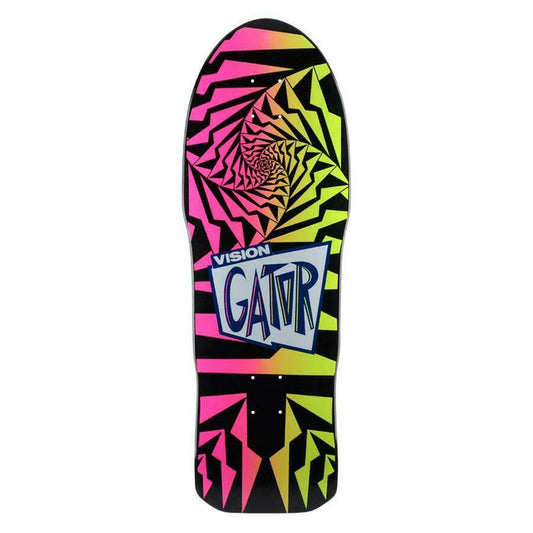 VISION GATOR 2 MODERN CONCAVE BLACK PINK AND YELLOW FADE DECK - 10.25"