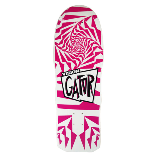 VISION GATOR II PINK AND WHITE DECK - 10.25" x 29.75"