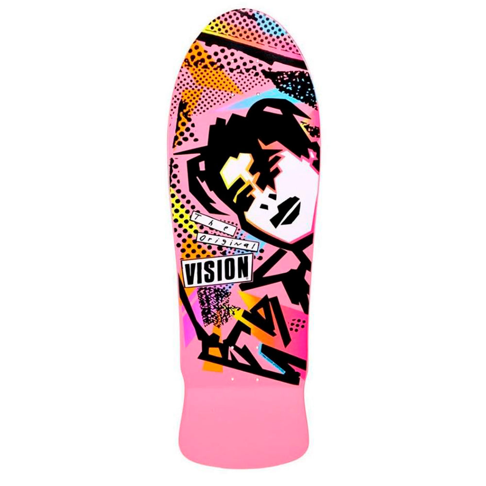 VISION MARK GONZALES FACES PINK DECK - 10 x 30"