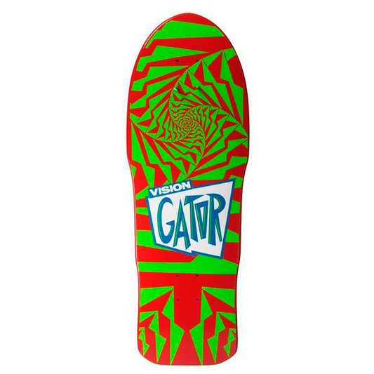 VISION GATOR 2 REISSUE RED AND GREEN DECK - 10.25 x 29.75"