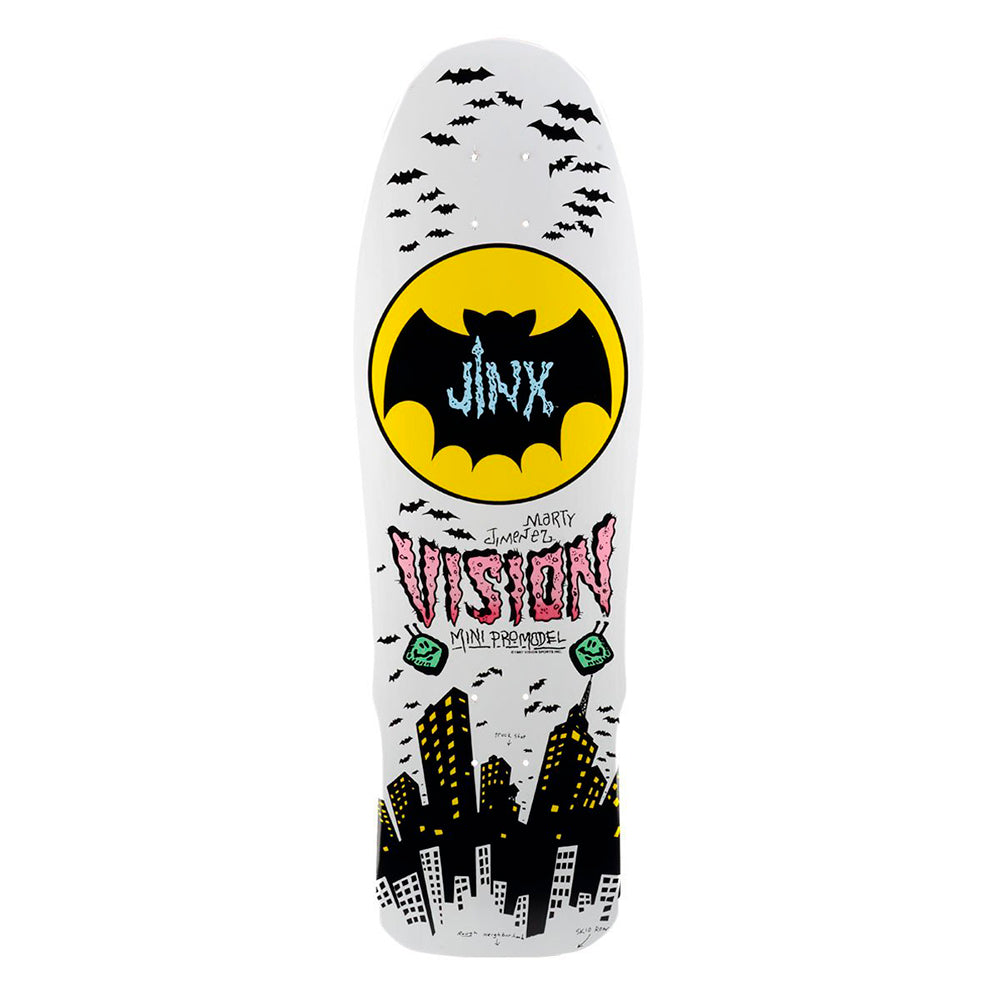 VISION JINX MINI DECK WHITE - 9.5"X29.5"