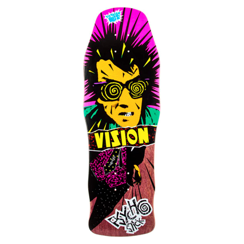 VISION PSYCHO STICK ORIGINAL PURPLE STAIN DECK - 10.0"