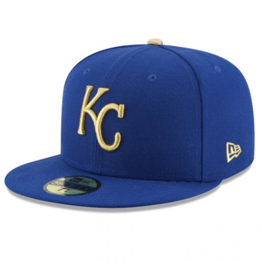 KANSAS CITY ROYALS 59FIFTY NEW ERA ROYAL BLUE FITTED HAT