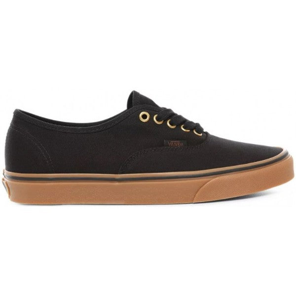 VANS AUTHENTIC GUM BLACK/RUBBER SHOE