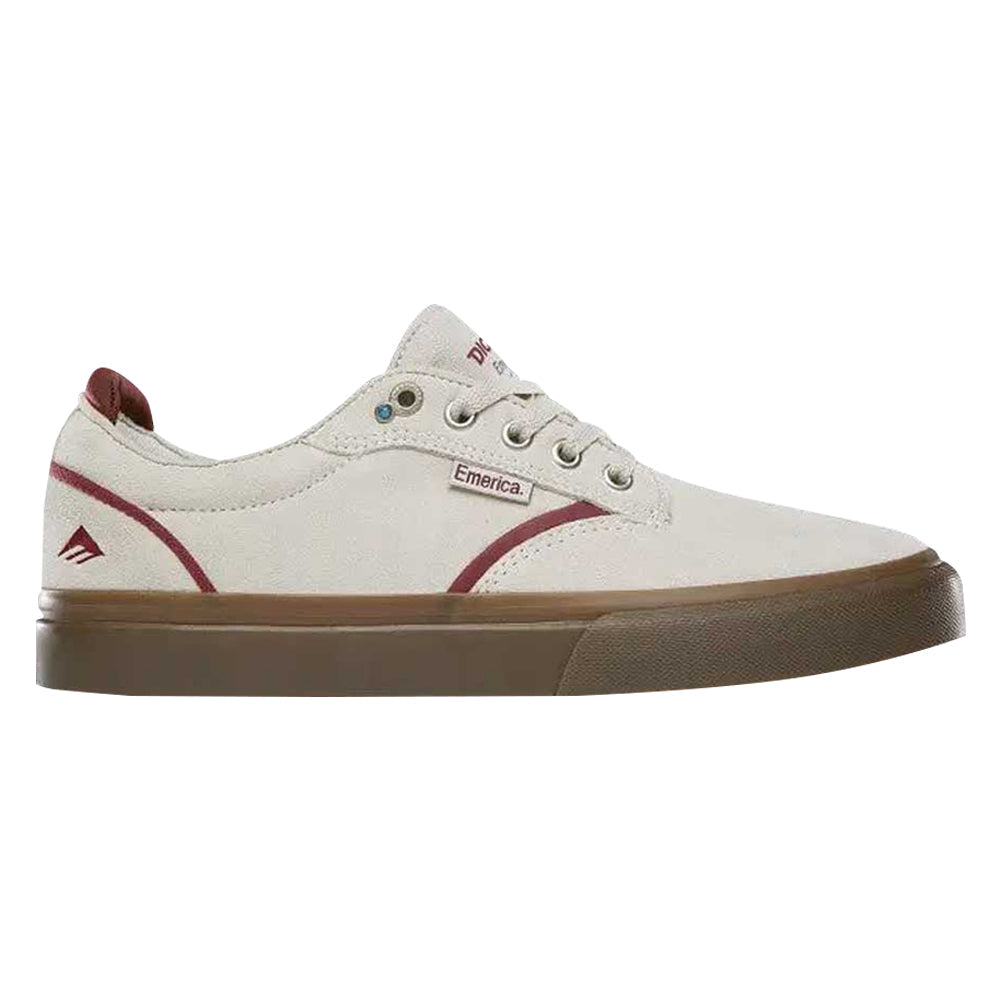 EMERICA DICKSON WHITE/RED/GUM SHOE