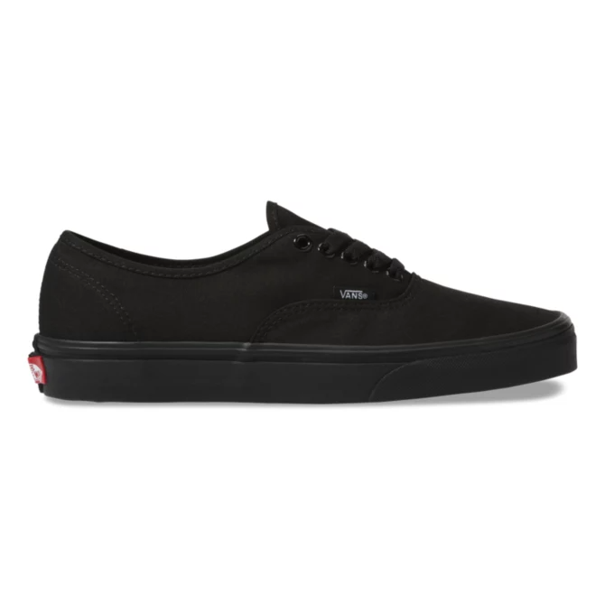 VANS AUTHENTIC BLACK BLACK SHOE