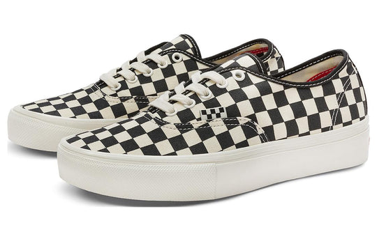 VANS SKATE AUTHENTIC CHECKERBOARD MARSHMALLOW SHOE