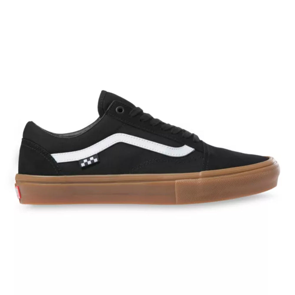 VANS SKATE OLD SKOOL BLACK AND GUM SHOE