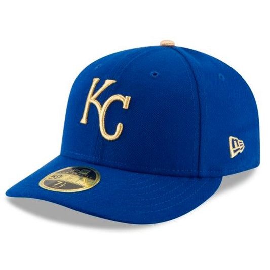 KANSAS CITY ROYALS 59FIFTY NEW ERA LOW PRO ROYAL BLUE FITTED HAT