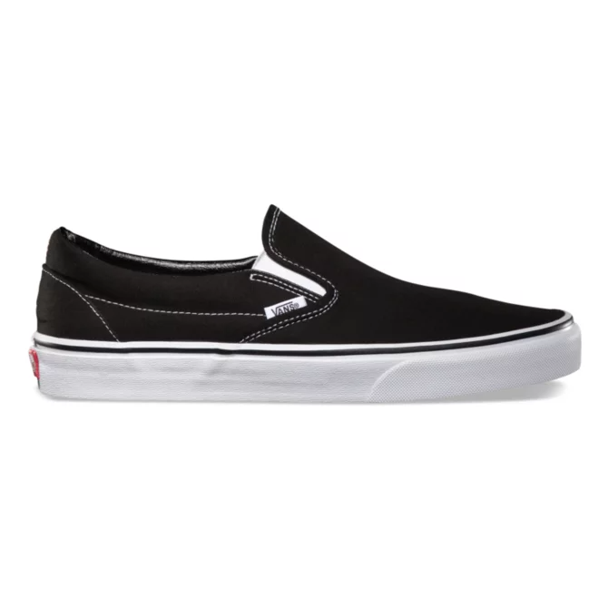 VANS CLASSIC SLIP-ON BLACK SHOE