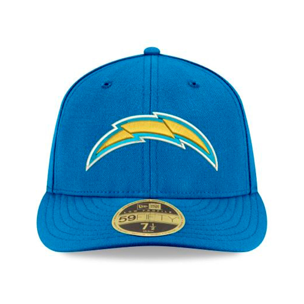 LOS ANGELES CHARGERS 59FIFTY NEW ERA LOW PRO LIGHT BLUE FITTED HAT