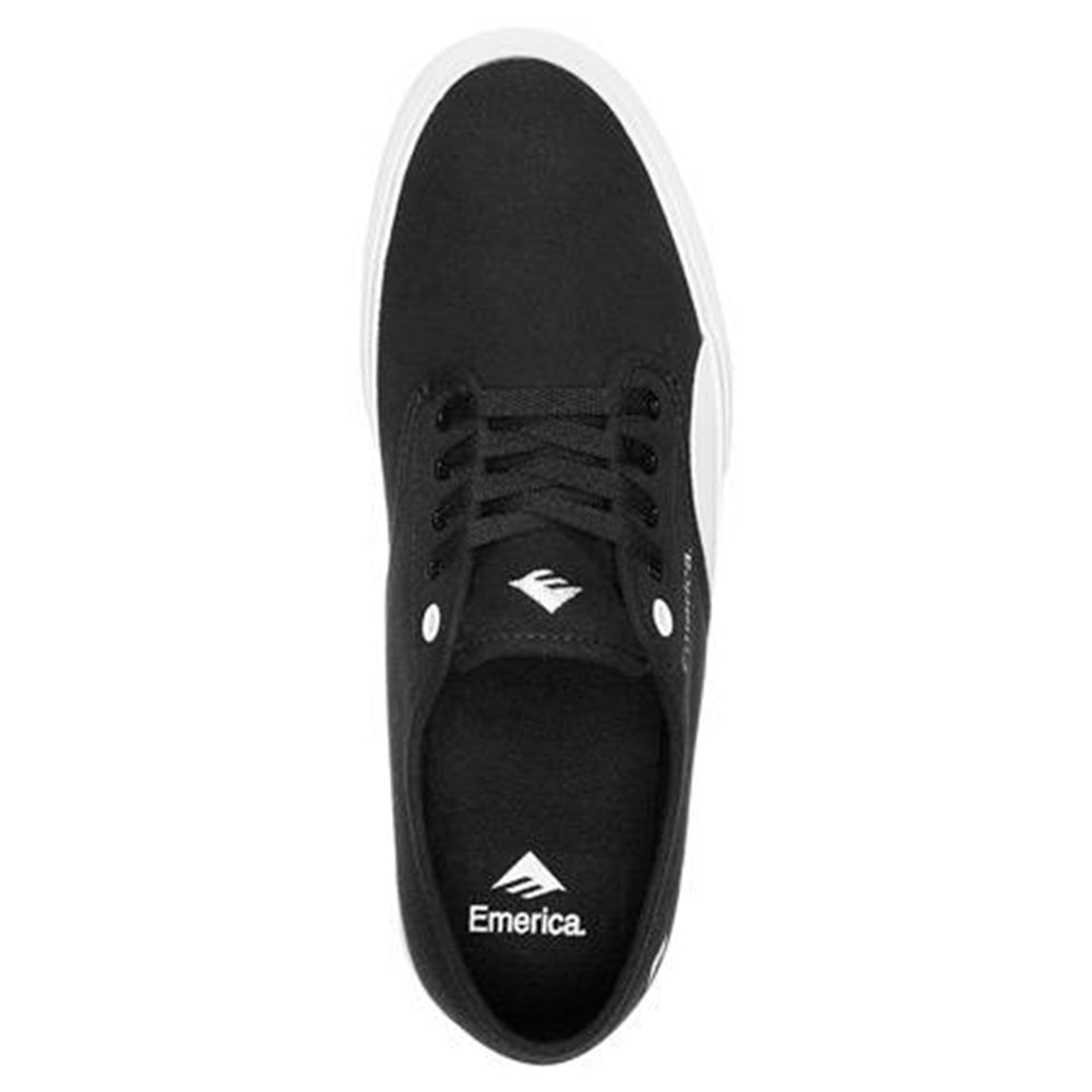 EMERICA WINO STANDARD BLACK WHITE GUM SHOE