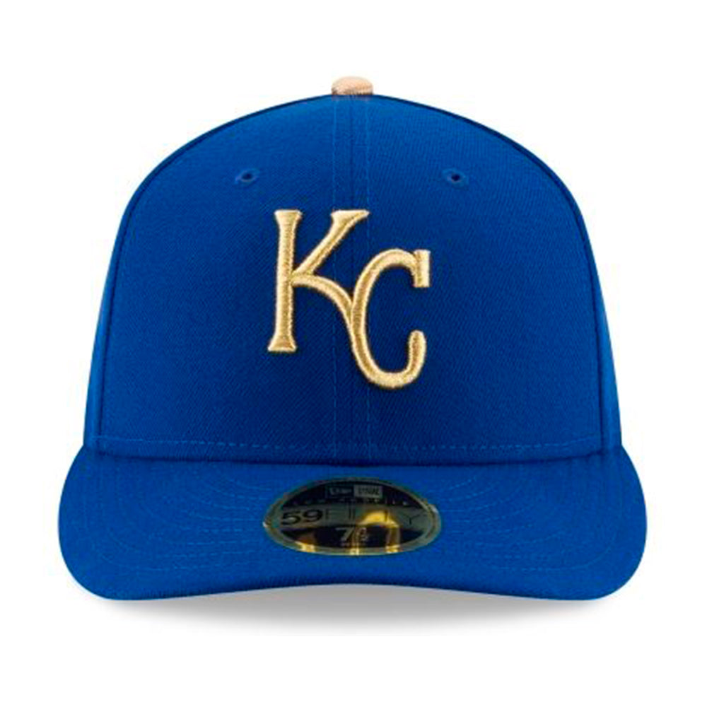 KANSAS CITY ROYALS 59FIFTY NEW ERA LOW PRO ROYAL BLUE FITTED HAT