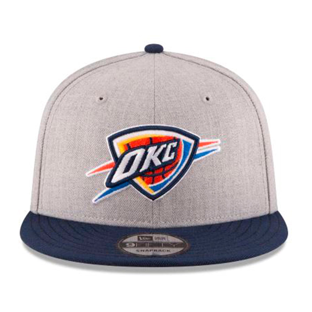 OKLAHOMA CITY THUNDER 9FIFTY NEW ERA 2TONE GREY AND NAVY SNAPBACK HAT