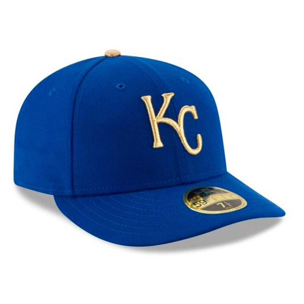 KANSAS CITY ROYALS 59FIFTY NEW ERA LOW PRO ROYAL BLUE FITTED HAT