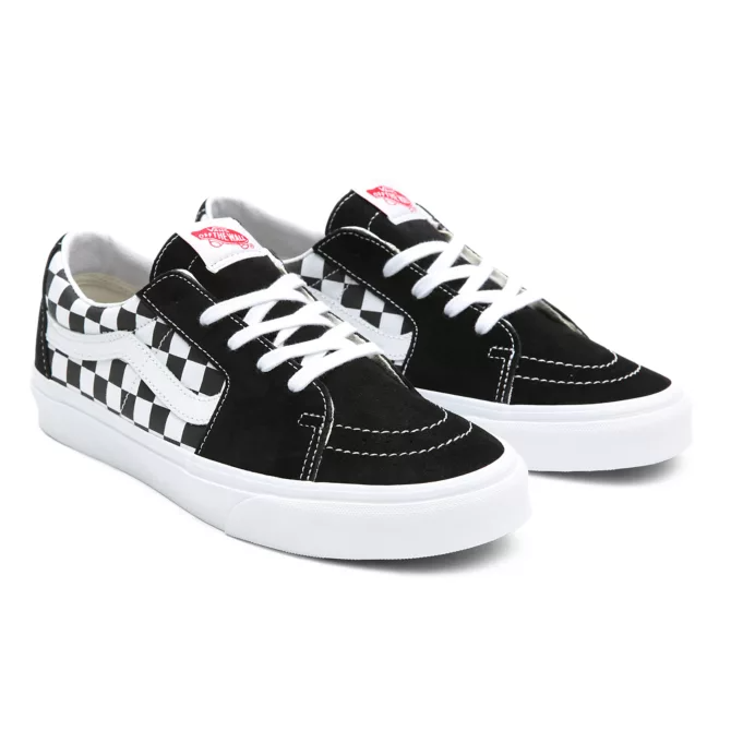 VANS SK8-LOW BLACK / CHECKERBOARD SHOE