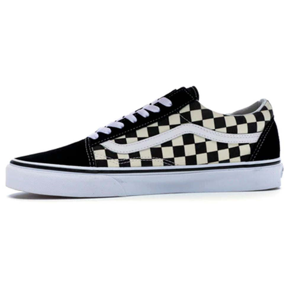 VANS OLD SKOOL PRIMARY CHECKERED BLACK AND WHITE SHOE