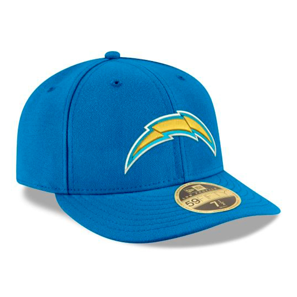 LOS ANGELES CHARGERS 59FIFTY NEW ERA LOW PRO LIGHT BLUE FITTED HAT