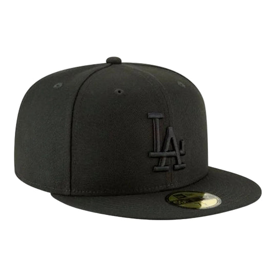 LOS ANGELES DODGERS 59FIFTY NEW ERA BLACKOUT FITTED HAT