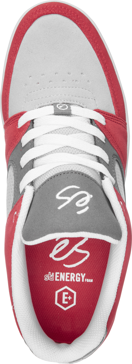 ES ACCEL SLIM GREY AND RED SHOE