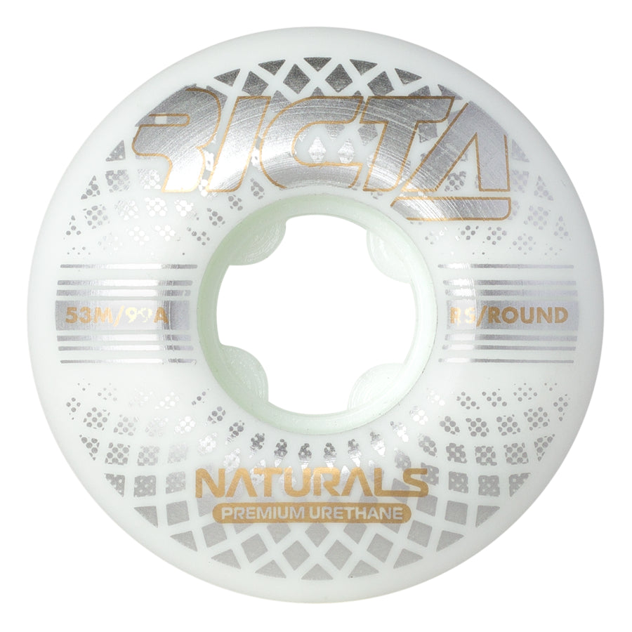 RICTA 53MM REFLECTIVE NATURALS ROUND 99A WHEELS