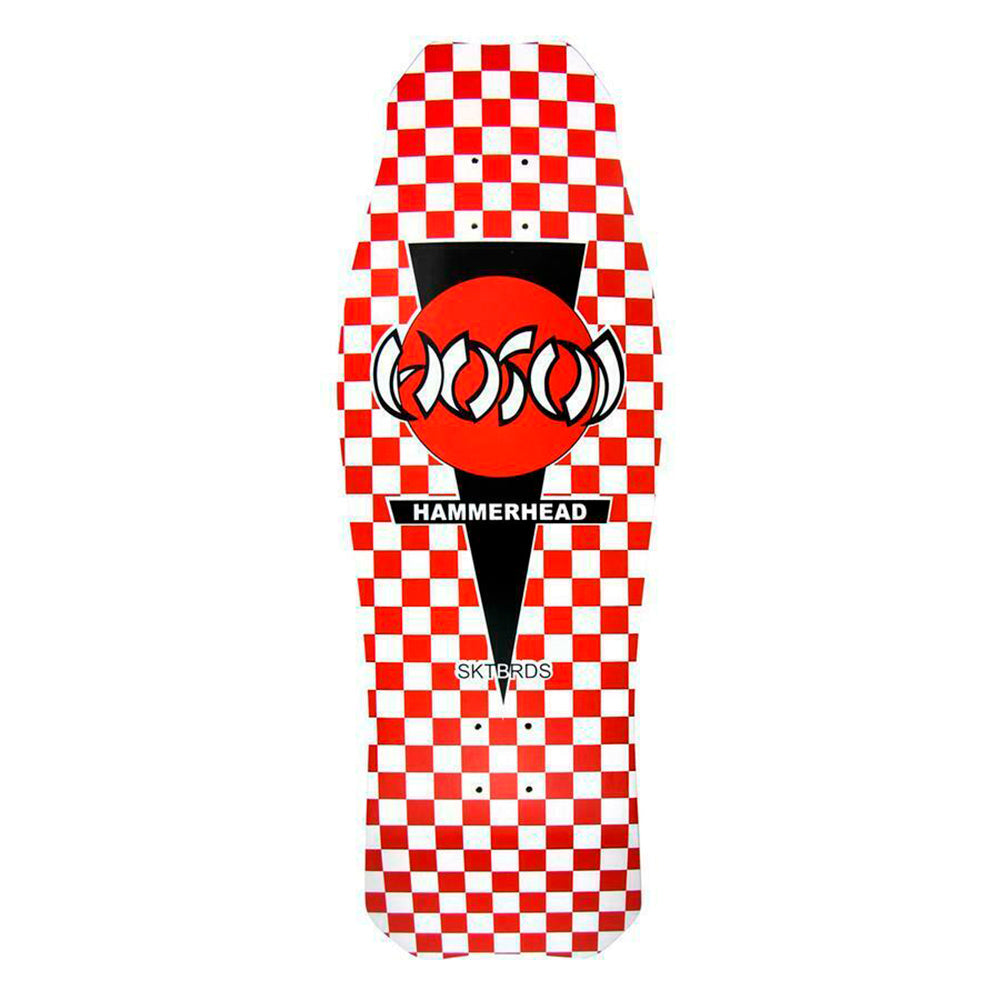 HOSOI HAMMERHEAD RED CHECKERED DECK - 10.5"