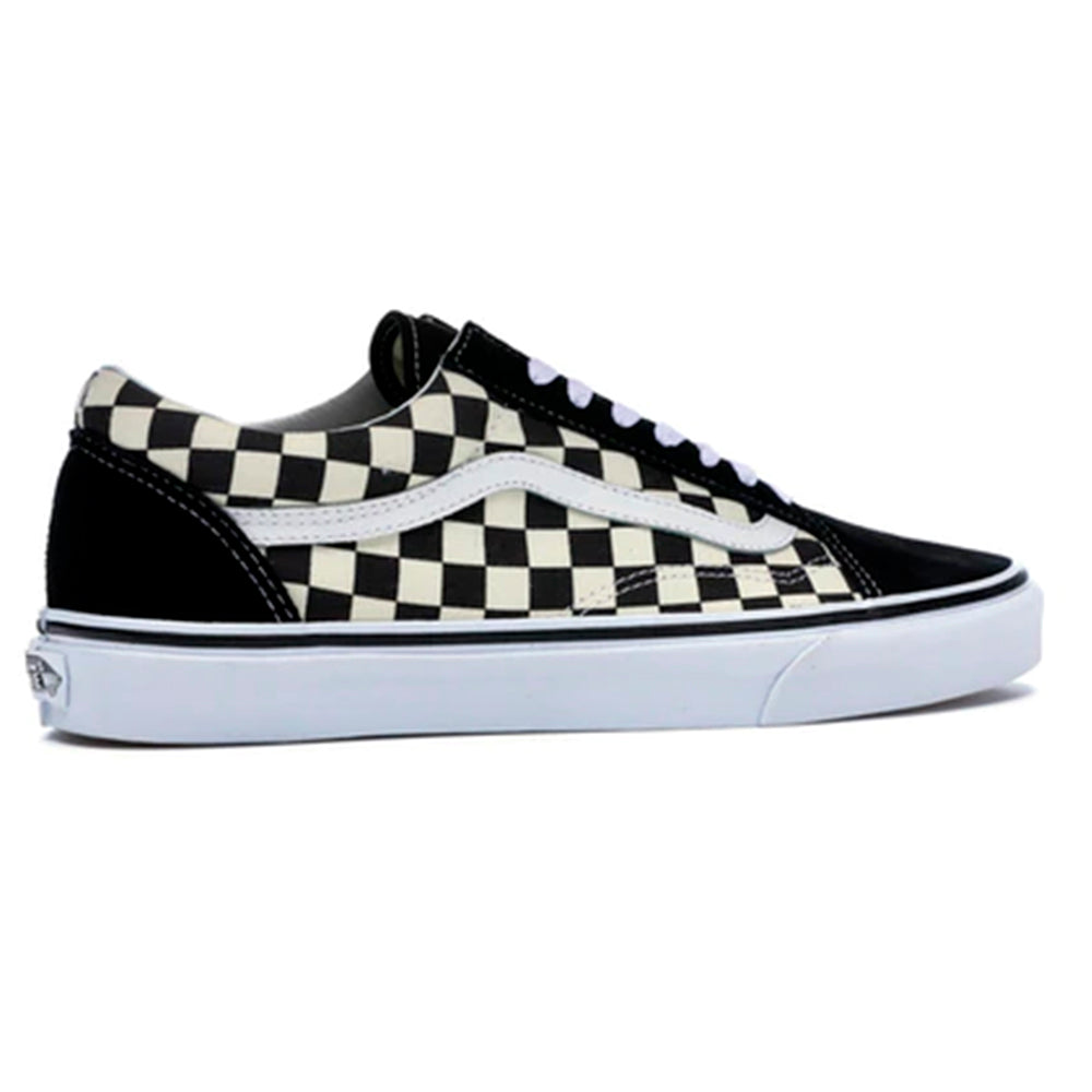 VANS OLD SKOOL PRIMARY CHECKERED BLACK AND WHITE SHOE