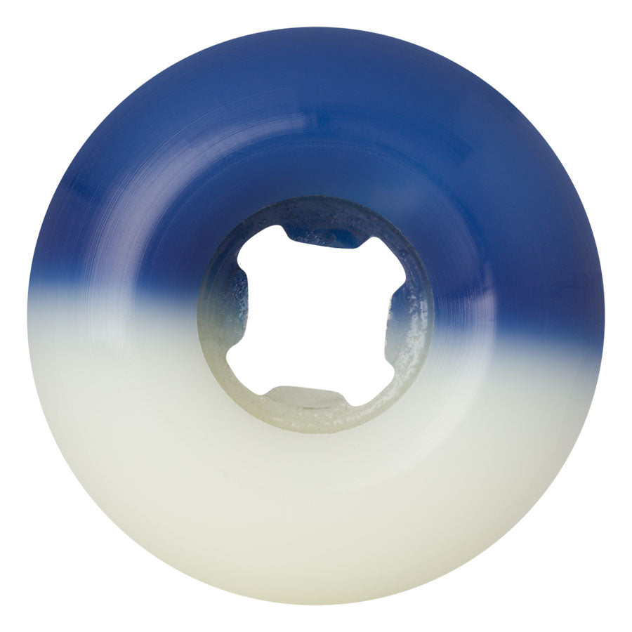 SLIME BALLS 53MM HAIRBALLS 50-50 WHITE BLUE 95A WHEELS