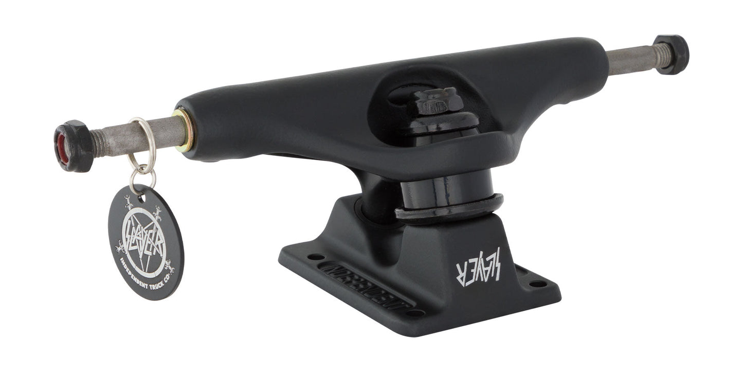 INDEPENDENT x SLAYER STAGE 11 FORGED HOLLOW MATTE BLACK TRUCKS