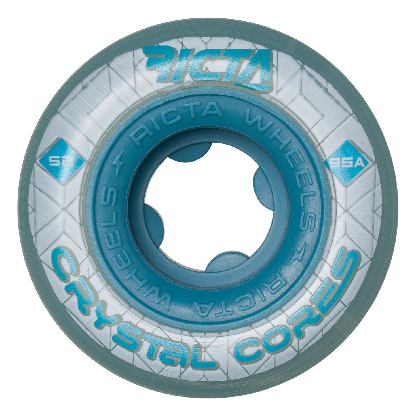 RICTA 52MM CRYSTAL CORES 95A WHEELS - BLUE