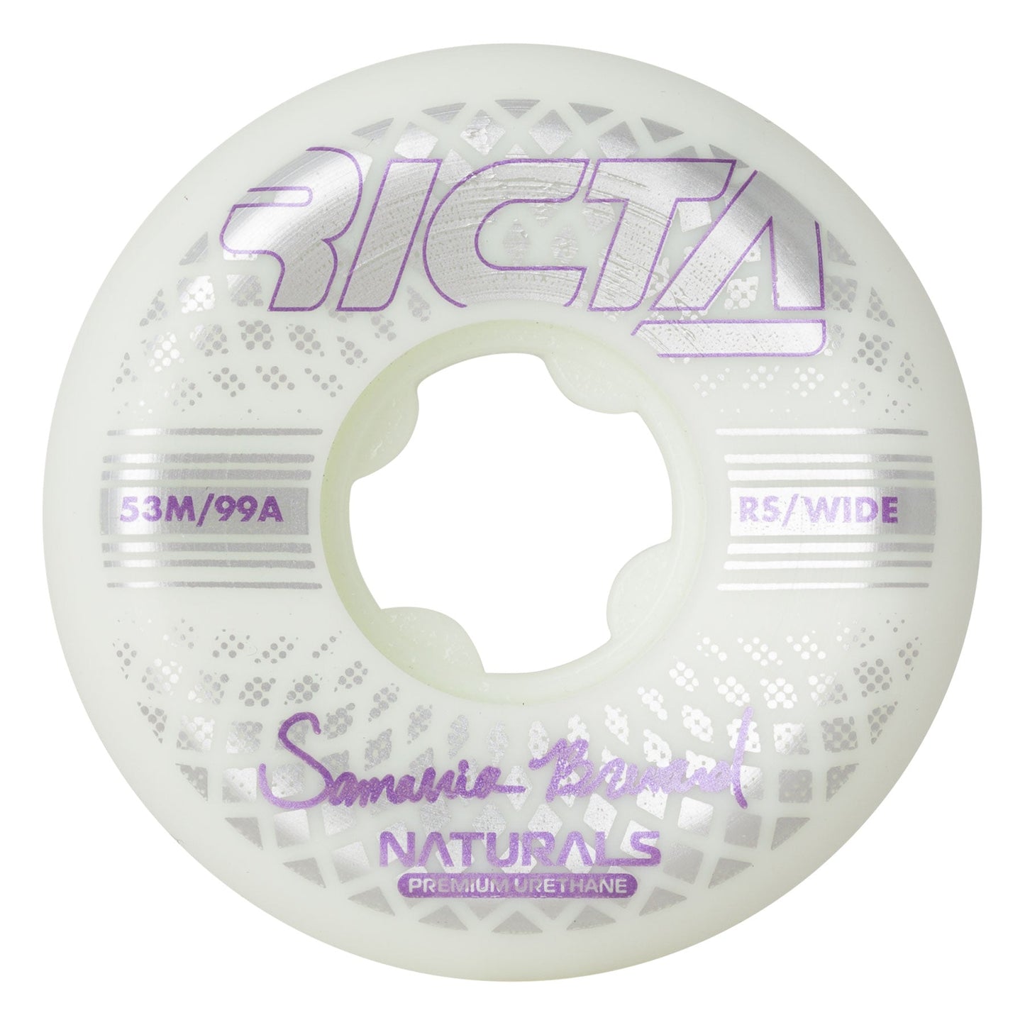 RICTA 53MM BREVARD REFLECTIVE NATURALS WIDE 99A WHEELS